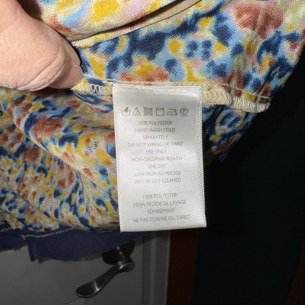 Staring at Stars Floral Mini Dress - Blue and Red - Picture 5 of 6